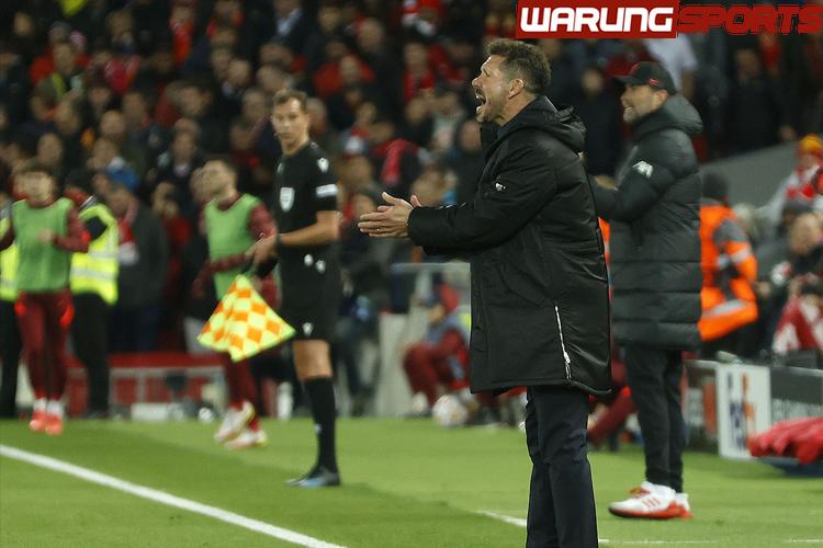 Bermain Dengan 10 Pemain, Atletico Ditekuk Liverpool, Diego Simeone Keluhkan Kartu Merah