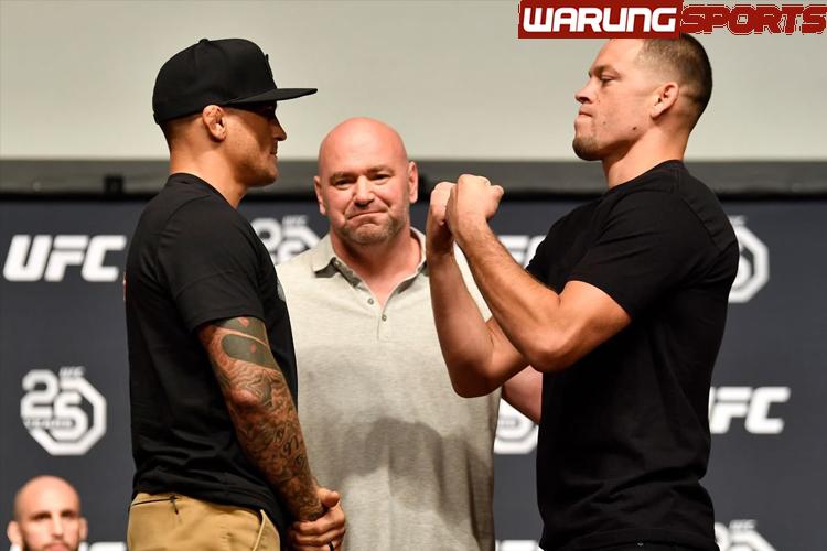 Bos UFC Tanggapi Gertakan Nate Diaz soal Duel Lawan Dustin Poirier
