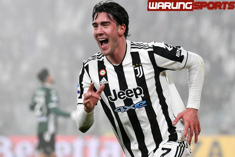 Debut Menawan Dusan Vlahovic bersama Juventus: Cetak Gol hingga Tiru Selebrasi Topeng ala Paulo Dybala
