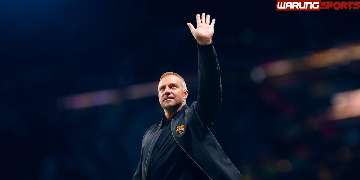 Hansi Flick Santai soal Kontrak Baru di Barcelona