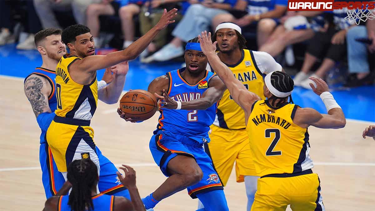 Indiana Pacers Menangkan Game 3 Final NBA, Pimpin Oklahoma City Thunder 2-1
