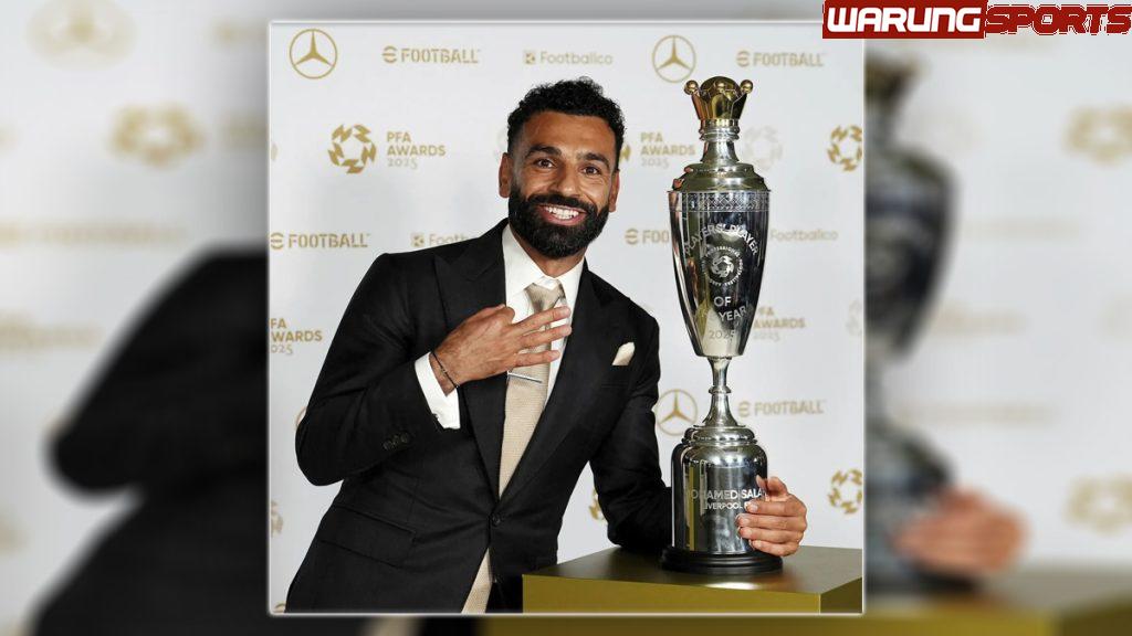 Mohamed Salah Dinobatkan sebagai Pemain Terbaik PFA Musim 2024 2025, Pecahkan Rekor