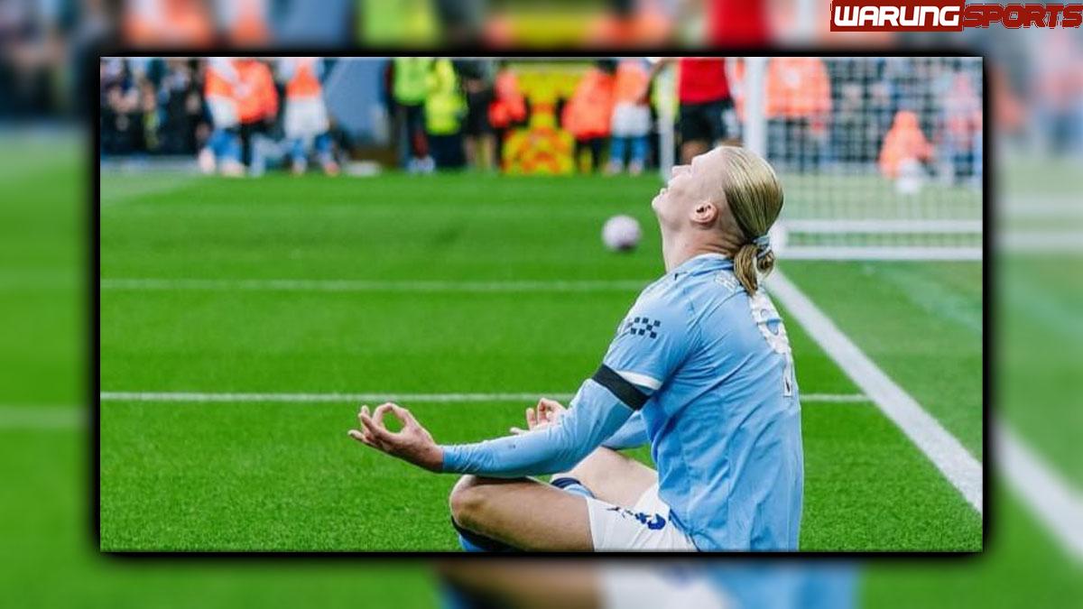 Erling Haaland Pimpin Top Skor Liga Inggris setelah Dua Gol ke Gawang MU