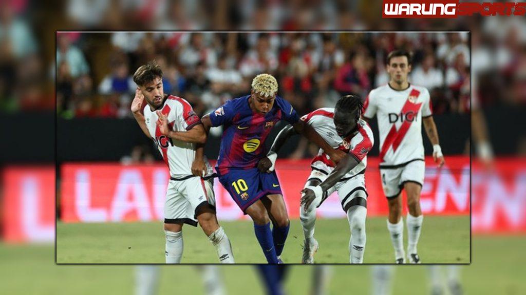 Rayo Vallecano vs Barcelona, ​​​​skor 1-1
