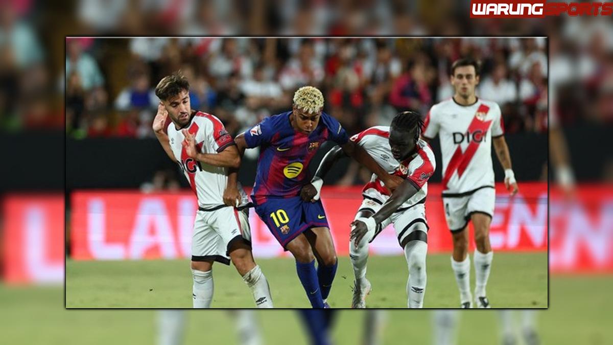 Rayo Vallecano vs Barcelona, ​​​​skor 1-1