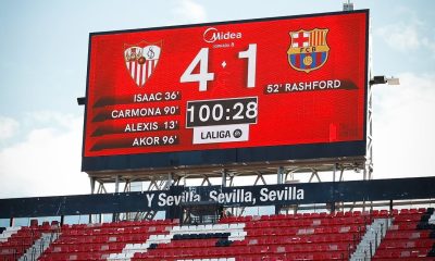Barcelona Vs Sevilla: Ya Ampun, Hansi Flick! Robert Lewandowski Kandas Penalti, Raksasa Catalan Digilas Walaupun Marcus Rashford Cetak Gol