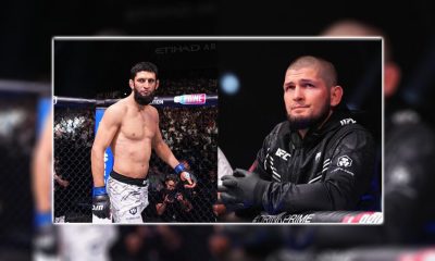 Khamzat Chimaev Diabadikan Jadi Foto Ikonik di Derby Uni Emirat Arab
