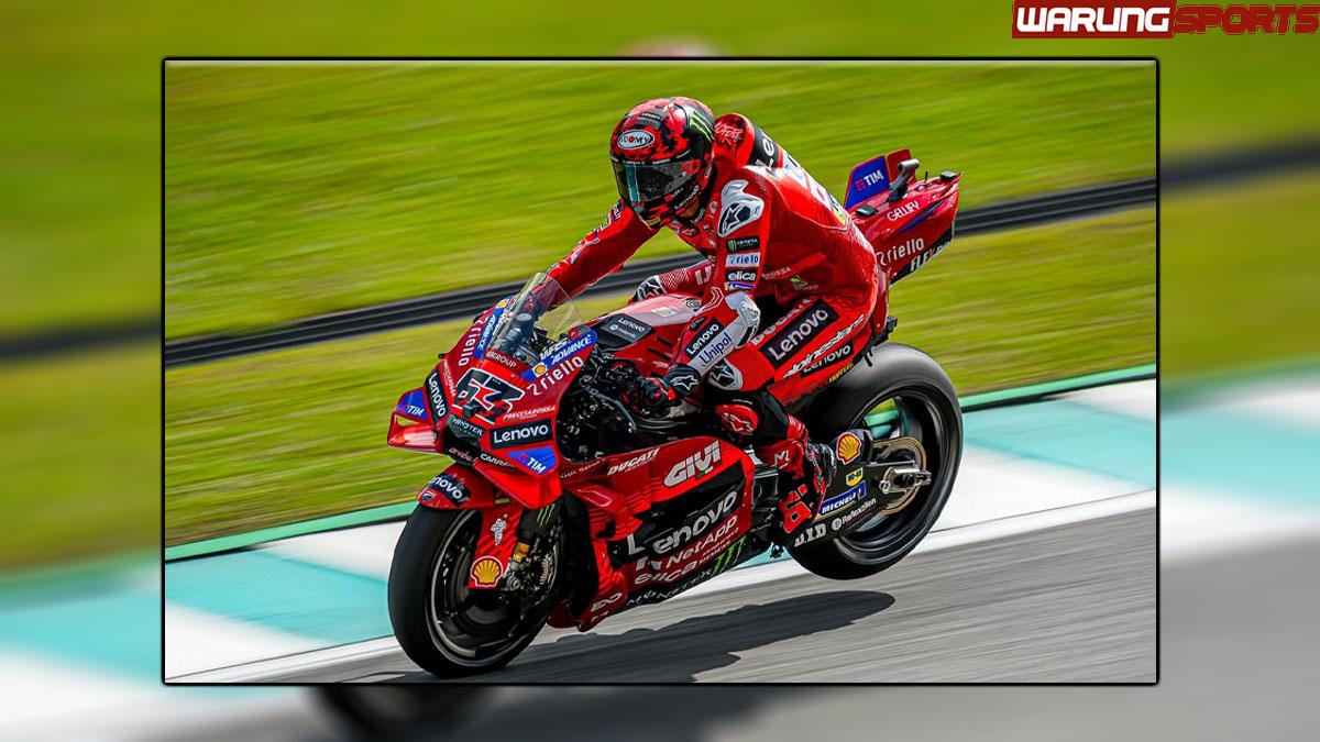 MotoGP Malaysia 2025 Bagnaia Start Terdepan, Marquez Tempel Ketat di P2